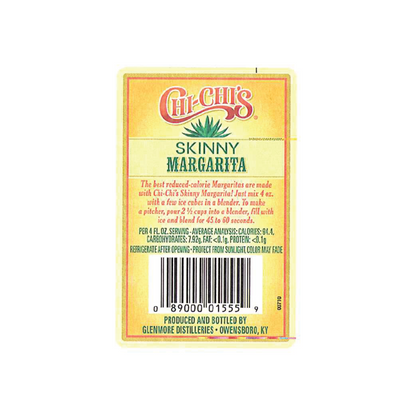 Chi-Chi's Margarita Skinny 20 - 1.75L - Back Label