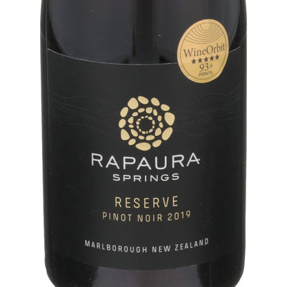 Rapaura Springs Pinot Noir Reserve Marlborough 2019 - 750ML
