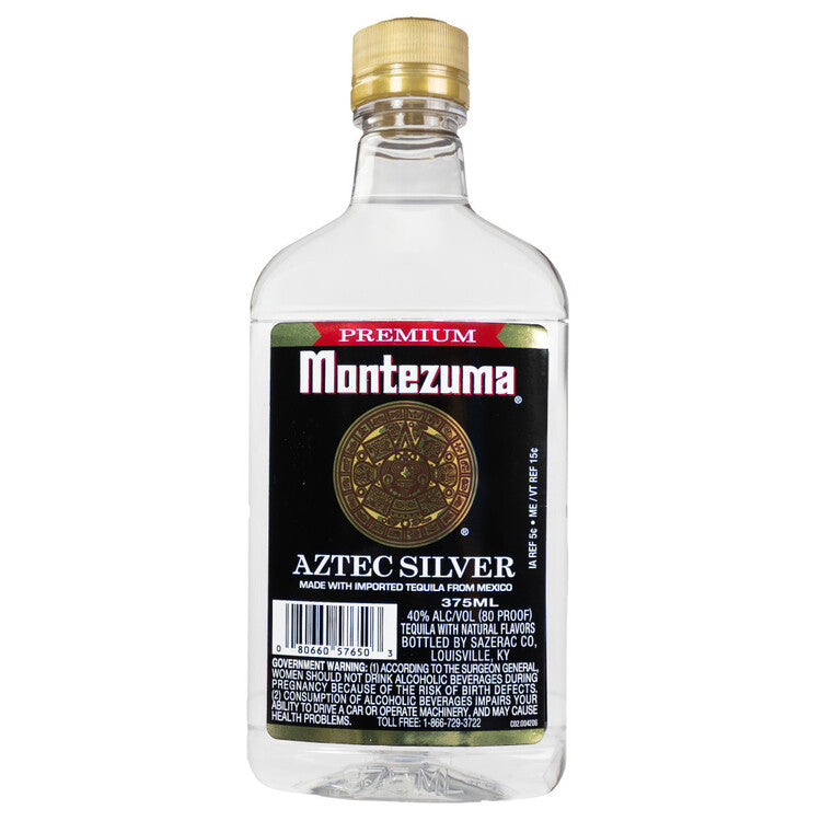 Montezuma Tequila White 80 - 375ML - Front