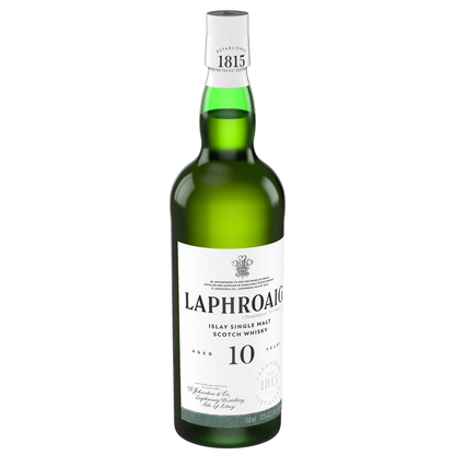 Laphroaig Single Malt Scotch 10 Yr 86 - 750ML - Front Label