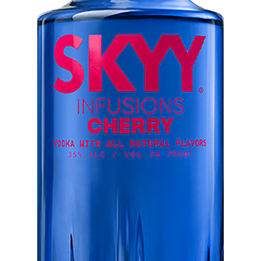 Skyy Cherry Flavored Vodka Infusions 70 - 750ML - Front Label