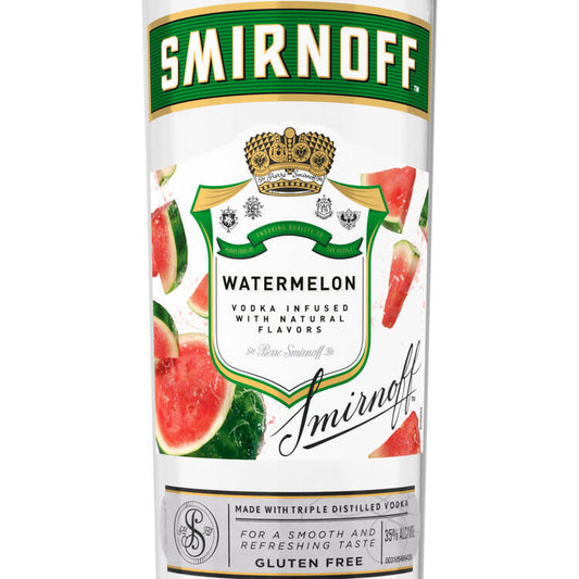 Smirnoff Watermelon Flavored Vodka 60 - 750ML - Front Label