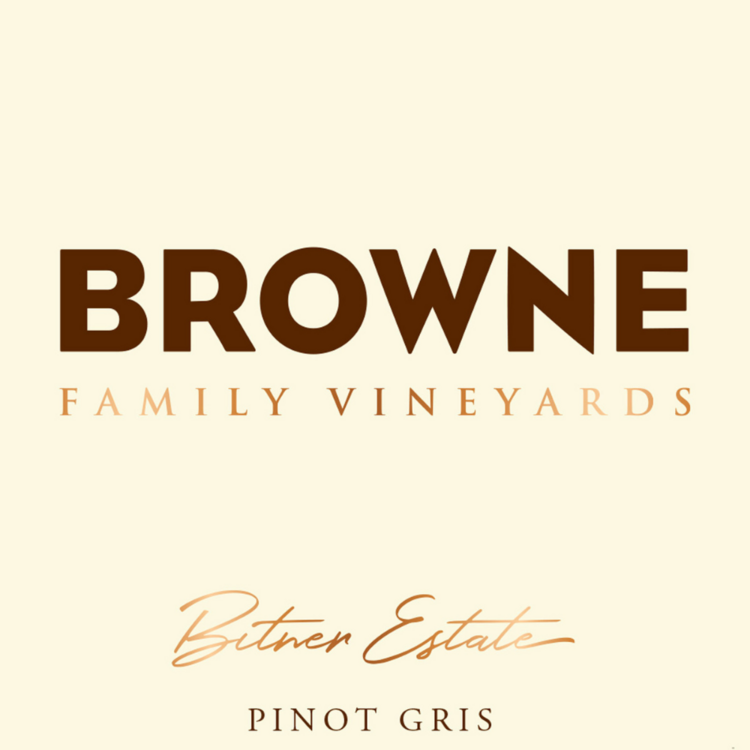 Browne Family Vineyards Pinot Gris Bitner Estate Columbia Valley 2022 - 750ML - Front Label