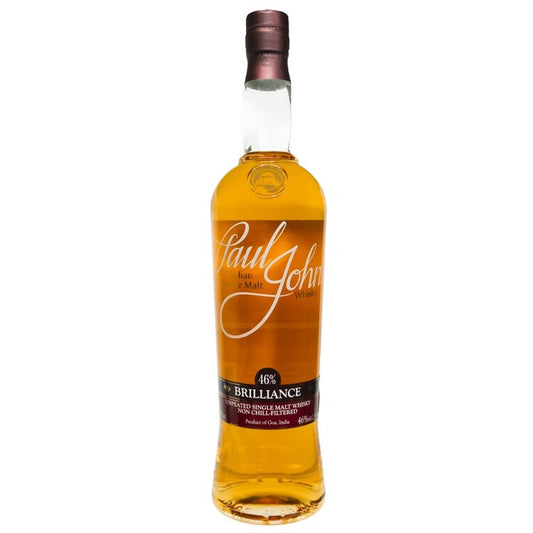 Paul John Single Malt Whisky Brilliance 92 - 750ML - Front