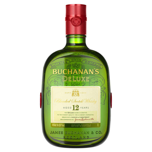 Buchanan's Blended Scotch Deluxe 12 Yr 80 - 1.0L - Front