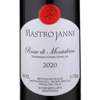 Mastrojanni Rosso Di Montalcino 2020 - 750ML - Front Label