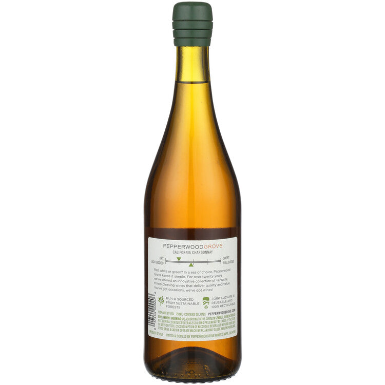 Pepperwood Grove Chardonnay International - 750ML - Back
