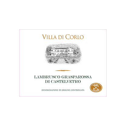 Villa Di Corlo Lambrusco Grasparossa Di Castelvetro Dry - 750ML - Front Label