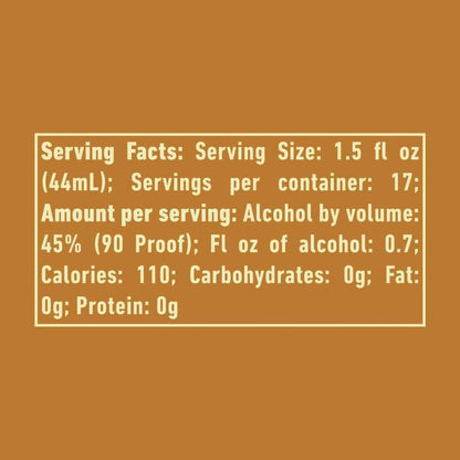 Johnnie Walker Blended Scotch High Rye 90 - 750ML - Back Label