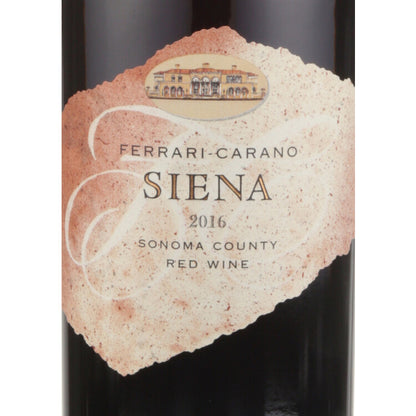 Ferrari Carano Red Wine Siena Sonoma County 2016 - 1.5L - Front Label