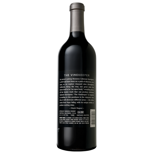Bonanza Cabernet Sauvignon The Vinekeeper Napa Valley - 750ML - Back