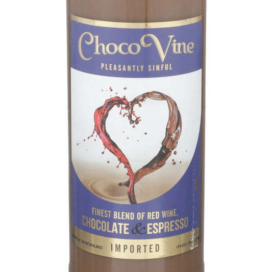 Chocovine Chocolate & Espresso Flavored Wine - 750ML - Front Label