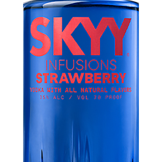 Skyy Strawberry Flavored Vodka Infusions 70 - 750ML - Front Label