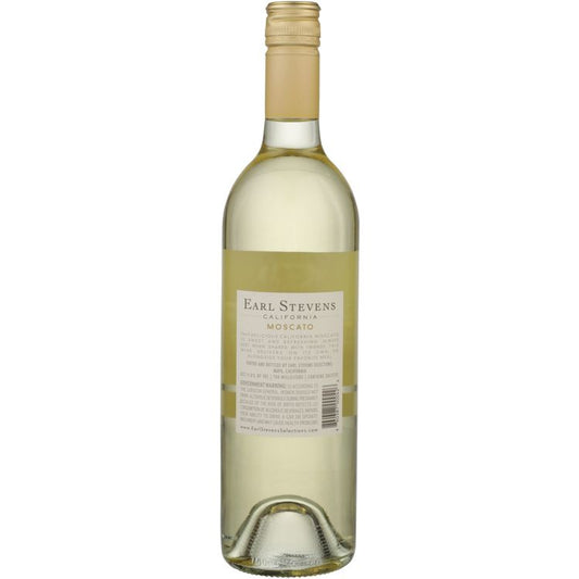 Earl Stevens Moscato California - 750ML - Back