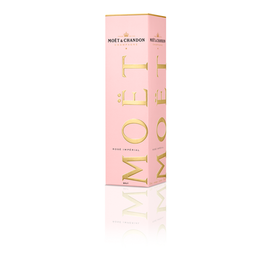 Moet & Chandon Champagne Brut Rose Imperial W/ Gift Box - 750ML - Front