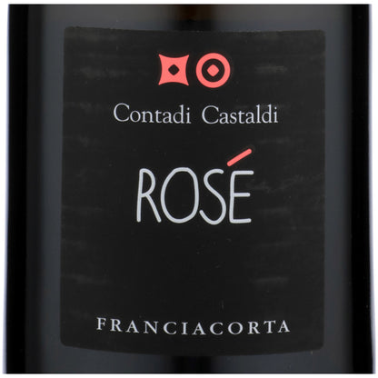Contadi Castaldi Franciacorta Brut Rose - 375ML - Front Label