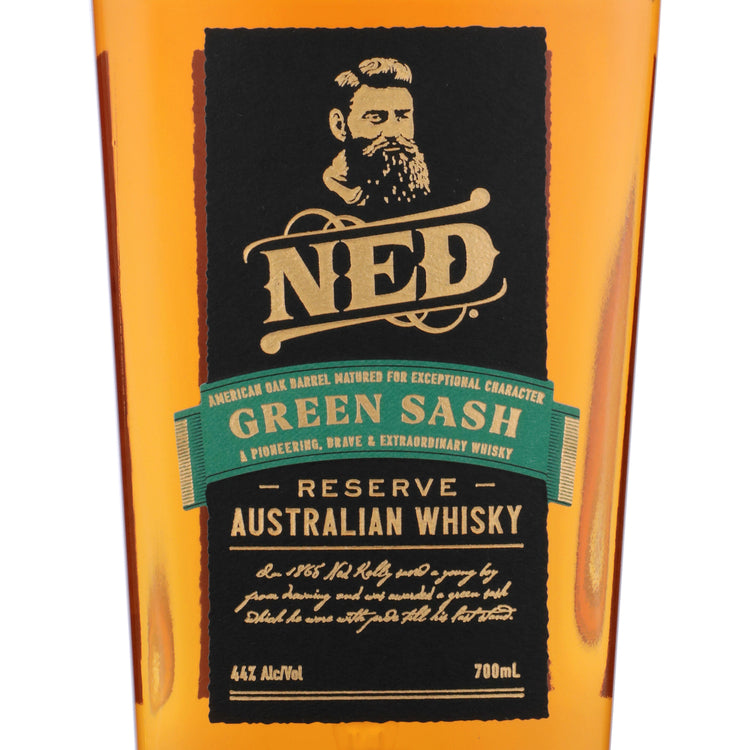 Ned Green Sash Reserve Whiskey 88 - 700ML - Front Label
