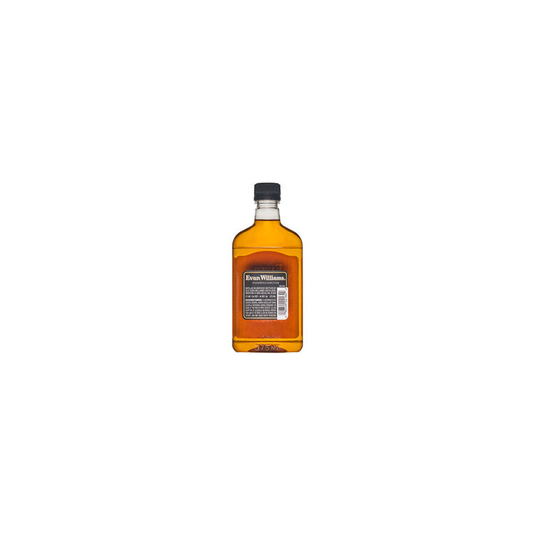 Evan Williams Straight Bourbon Black Label 86 - 375ML - Back