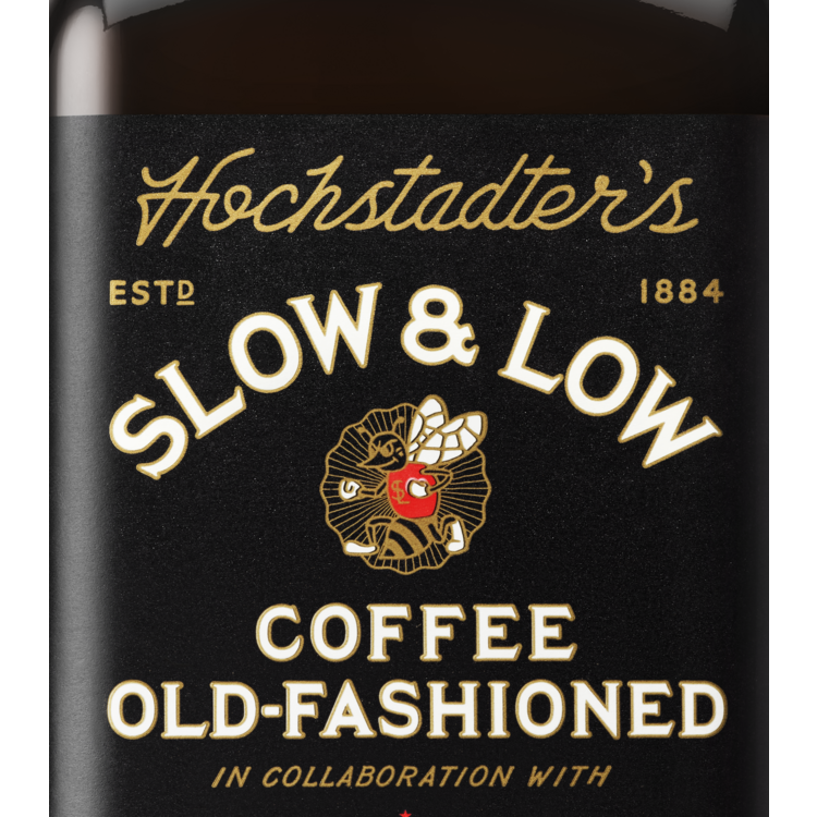 Slow & Low Coffee Old Fashioned Cocktail 80 - 750ML - Front Label