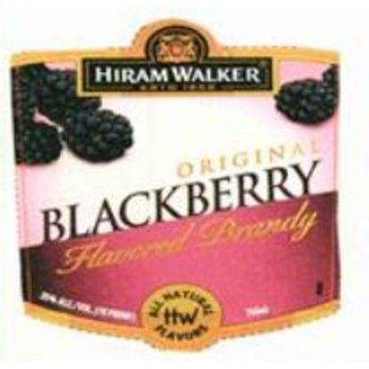 Hiram Walker Blackberry Flavored Brandy 70 - 750ML - Front Label