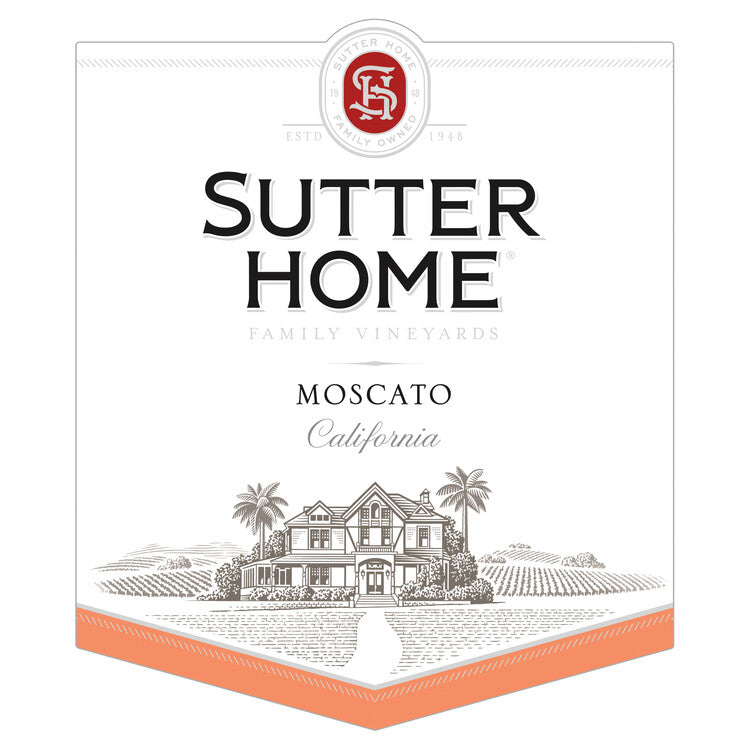Sutter Home Moscato California - 750ML - Front Label