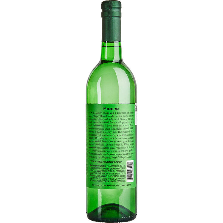 Del Maguey Mezcal Single Village Minero Santa Catarina Minas 100 - 750ML