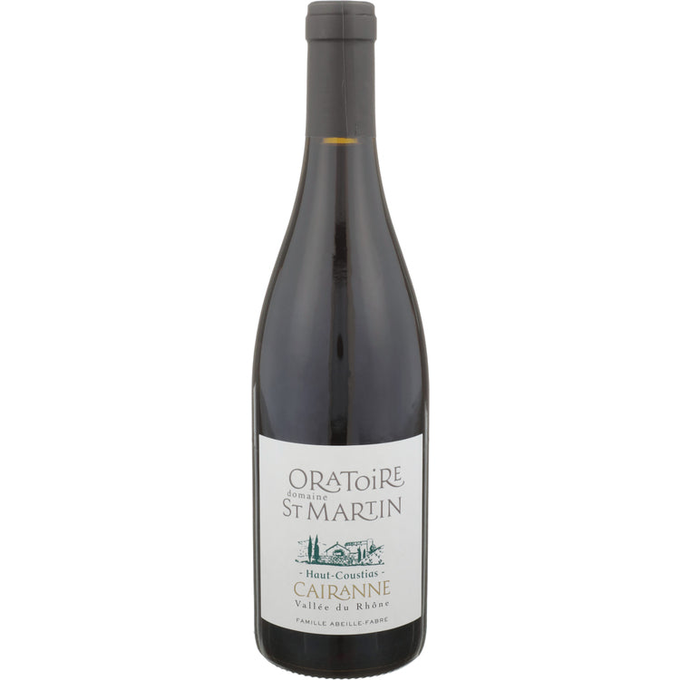 Oratoire St Martin Cairanne Rouge Haut Coustias 2019 - 750ML - Front
