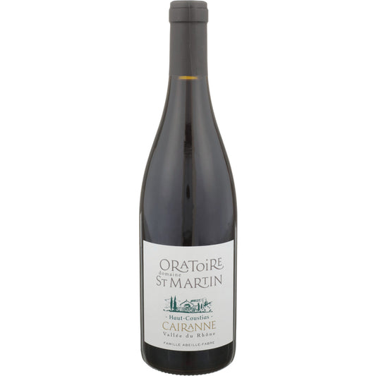 Oratoire St Martin Cairanne Rouge Haut Coustias 2019 - 750ML - Front