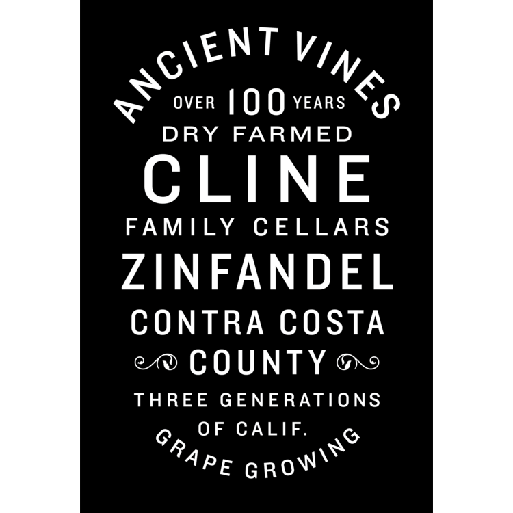 Cline Zinfandel Ancient Vines Contra Costa County 2022 - 750ML - Front Label