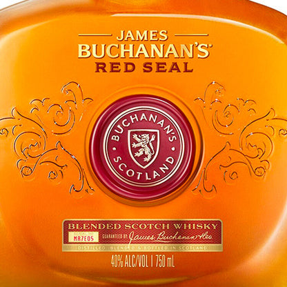 Buchanan's Blended Scotch Red Seal 80 - 750ML - Front Label