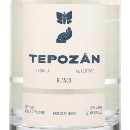 Tepozan Tequila Blanco 80 - 375ML - Front Label