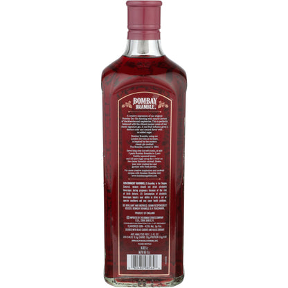 Bombay Bramble Blackberry & Raspberry Flavored Gin 86 - 1.0L - Back