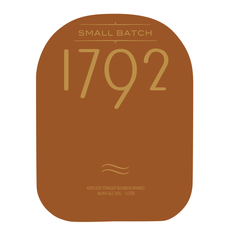 1792 Straight Bourbon Small Batch 93.7 - 1.0L - Front Label