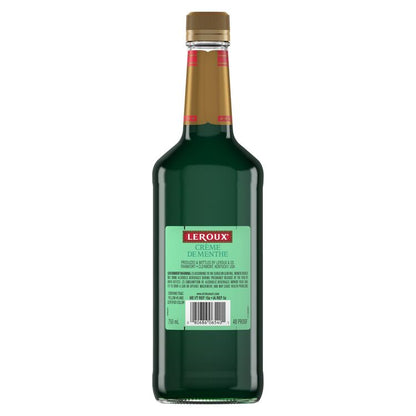 Leroux Creme De Menthe 48 - 750ML - Back