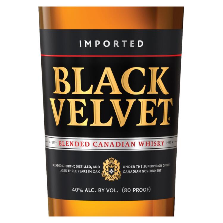 Black Velvet Canadian Whisky 3 Yr 80 - 1.0L