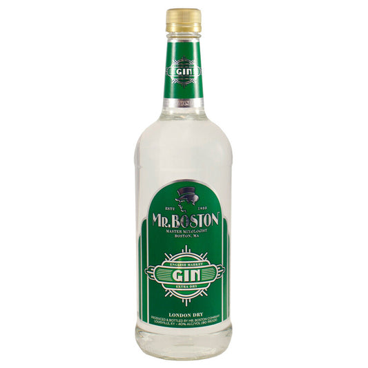 Mr. Boston English Market Gin Extra Dry 80 - 1.0L - Front