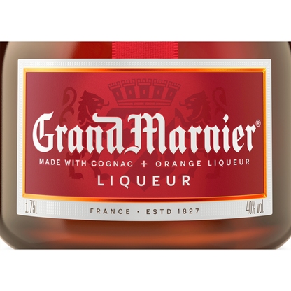 Grand Marnier Cognac & Orange Liqueur Cordon Rouge 80 - 1.75L - Front Label