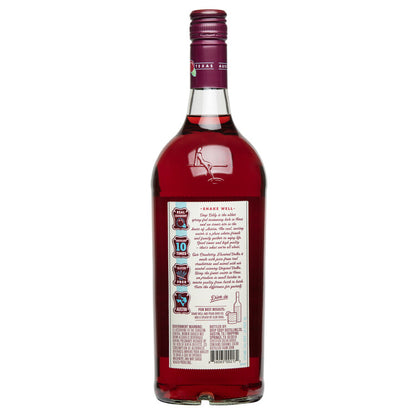 Deep Eddy Cranberry Flavored Vodka 70 - 1.0L - Back
