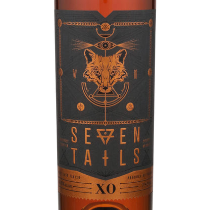 Seven Tails Brandy Xo Port Cask Finish 84 - 750ML - Front Label
