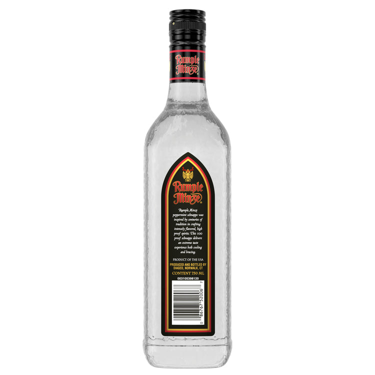 Rumple Minze Peppermint Schnapps 100 - 750ML - Back