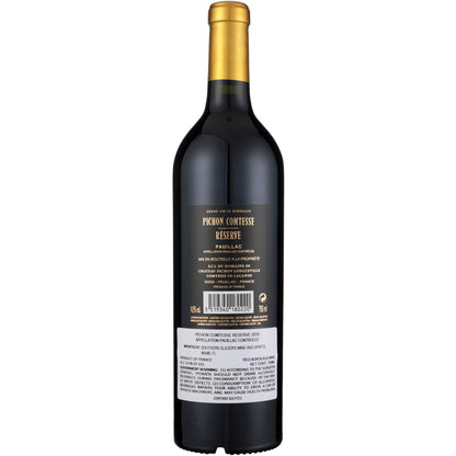 Reserve De La Comtesse Pauillac 2018 Wood Box - 750ML - Back