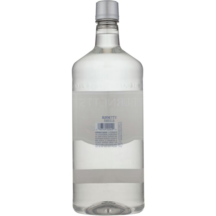 Burnett's Vanilla Flavored Vodka 60 - 1.75L - Back