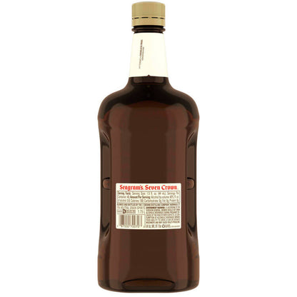 Seagram's Blended American Whiskey 7 Crown 80 - 1.75L - Back