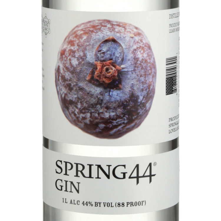 Spring 44 Dry Gin 88 - 1.0L - Front Label