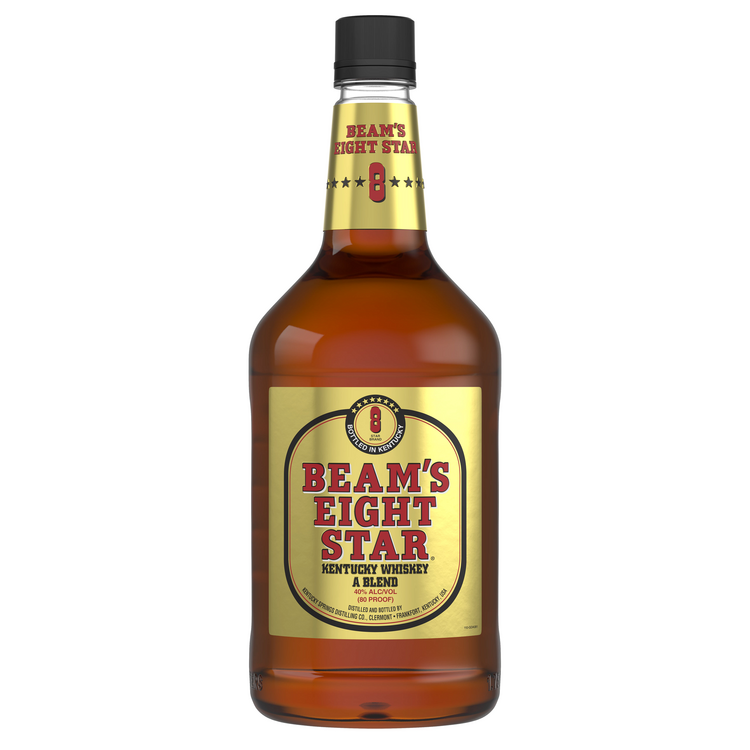 Beam's Eight Star Blended American Whiskey 80 - 1.75L - Front