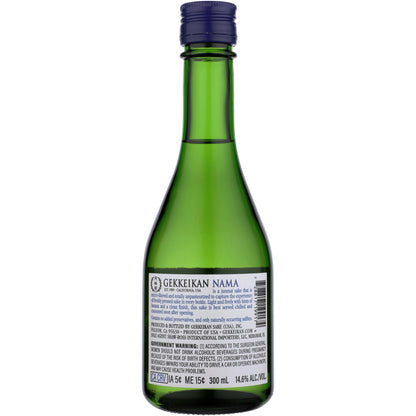 Gekkeikan Junmai Nama Sake - 300ML - Back