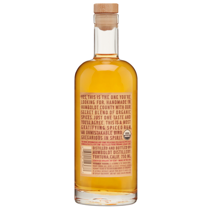 Humboldt Distillery Spiced Rum Small Batch 80 - 750ML - Back