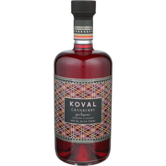 Koval Cranberry Gin Liqueur 60 - 750ML - Front