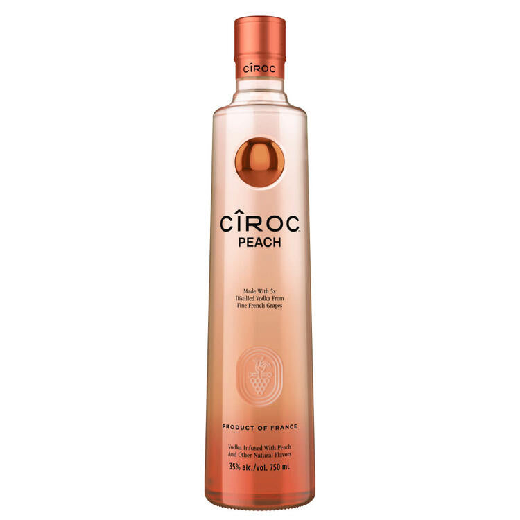 Ciroc Peach Flavored Vodka 70 - 750ML - Front