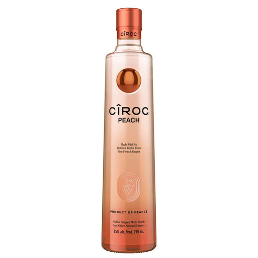 Ciroc Peach Flavored Vodka 70 - 750ML - Front